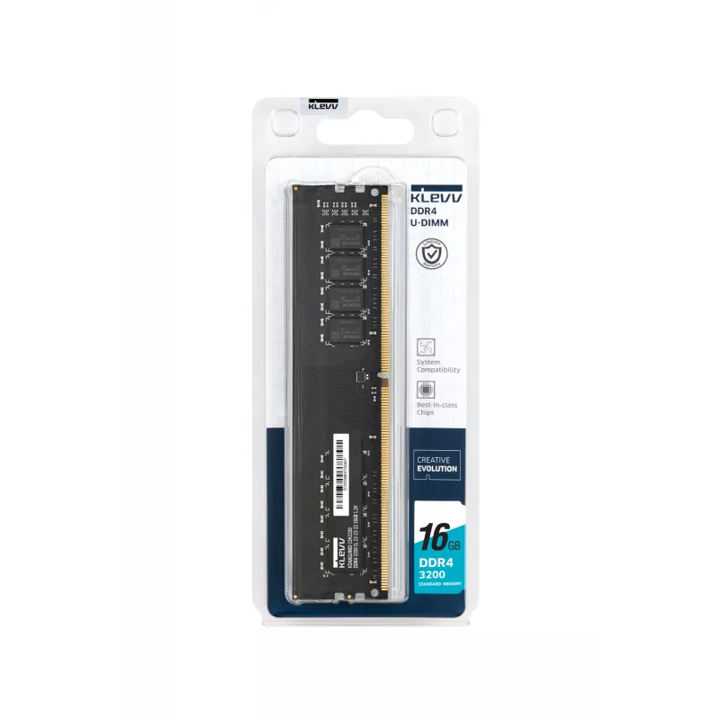 Klevv módulo de memoria U-DIMM 16 GB 1 x 16 GB DDR4 3200 MT/s DIMM de 288 pines