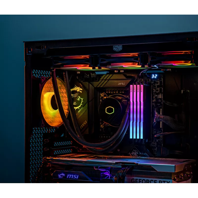 Klevv 64GB (2 x 32GB) 6000MHz CL30 módulo de memoria RAM GAMING DDR5 30-36-36-76 CRAS V RGB
