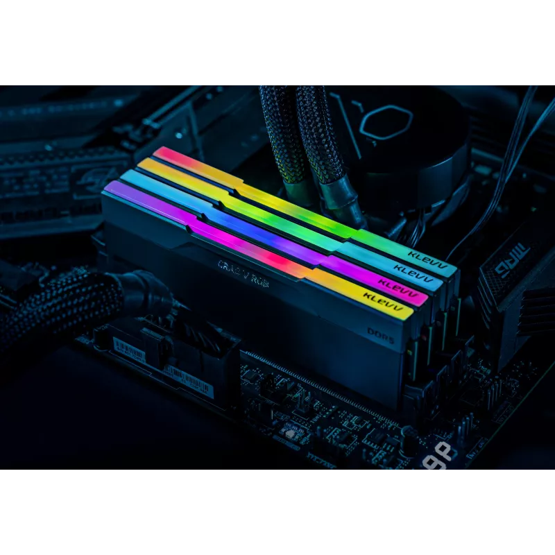 Klevv 64GB (2 x 32GB) 6000MHz CL30 módulo de memoria RAM GAMING DDR5 30-36-36-76 CRAS V RGB