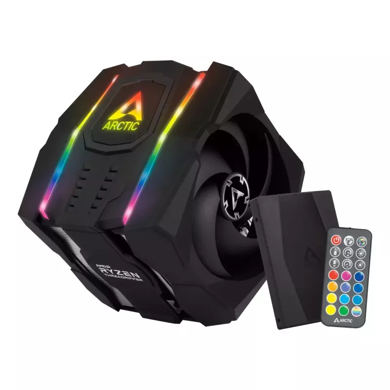 ARCTIC Freezer 50 TR - disipador de CPU de doble torre para AMD Ryzen Threadripper con A-RGB