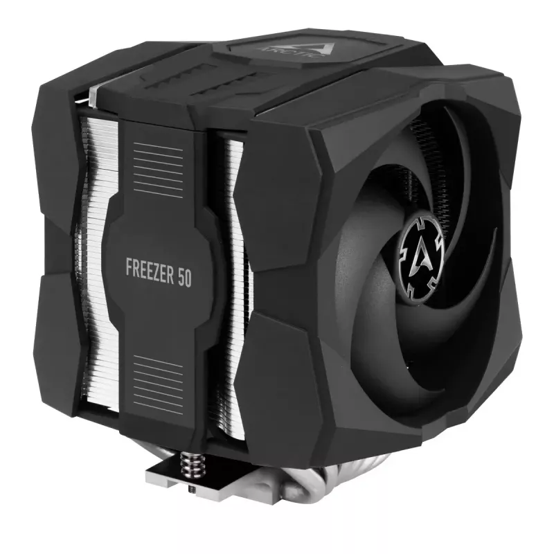 ARCTIC Freezer 50 incl. controlador A-RGB – disipador de CPU de doble torre multicompatible con A-RGB