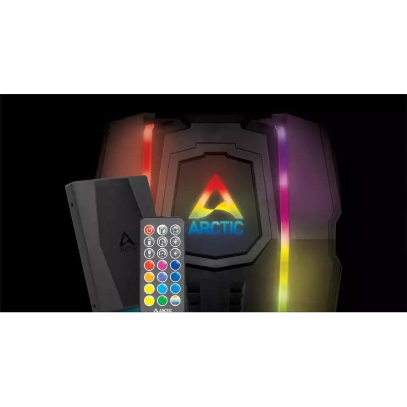 ARCTIC Freezer 50 incl. controlador A-RGB – disipador de CPU de doble torre multicompatible con A-RGB