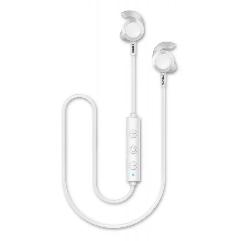 Auriculares inalámbricos in-ear Philips TAE4205WT/00 — Bluetooth, llamadas y música, 20–20000 Hz, 10 m de alcance, blanco, 16 g
