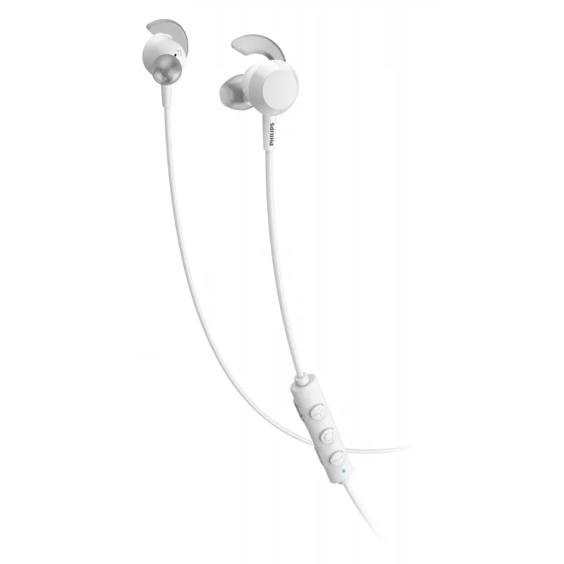 Auriculares inalámbricos in-ear Philips TAE4205WT/00 — Bluetooth, llamadas y música, 20–20000 Hz, 10 m de alcance, blanco, 16 g