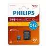 Philips FM51MP65B/00 tarjeta microSDXC, 512 GB, Class 10, UHS-I U3, incl. adaptador