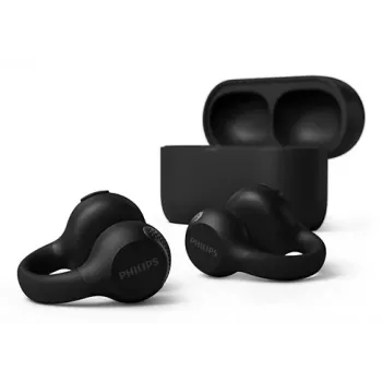 Auriculares/headset Philips 2000er-Serie TAQ2000BK True Wireless Stereo (TWS) de clip, Open-Ear llamadas/música Bluetooth negro