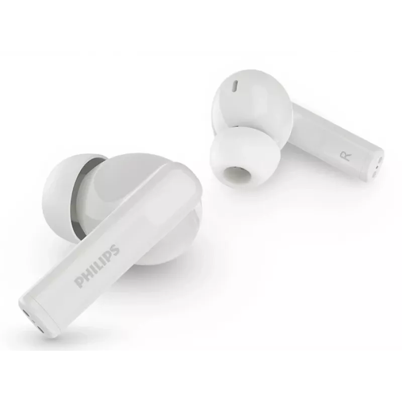 Auriculares inalámbricos in-ear Philips TAT2520WT/00 — Bluetooth, para llamadas y música, 20–20000 Hz, 10 m de alcance, blanco, 40 g