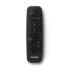 Microcadena de audio doméstico Philips TAM4205M2/12 — 80 W RMS, altavoces de 2 vías, Bluetooth, FM, indicador LED, carga de discos por bandeja (negro/plata)