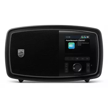 Radio portátil Philips TAV2000DB analógica y digital negra