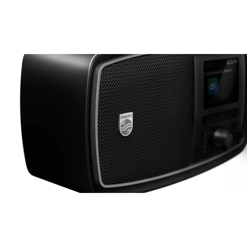 Radio portátil Philips TAV2000DB analógica y digital negra