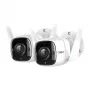 Cámara de seguridad Wi-Fi TP-Link Tapo para exterior, cámara de seguridad IP, exterior, con cable e inalámbrica, CE, NCC, montaje en pared, blanco