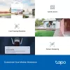 Cámara de seguridad Wi-Fi TP-Link Tapo para exterior, cámara de seguridad IP, exterior, con cable e inalámbrica, CE, NCC, montaje en pared, blanco