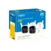Cámara de seguridad Wi-Fi TP-Link Tapo para exterior, cámara de seguridad IP, exterior, con cable e inalámbrica, CE, NCC, montaje en pared, blanco