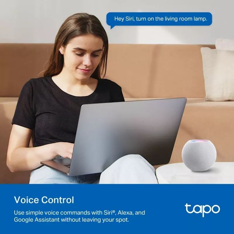 Enchufe inteligente TP-Link Tapo Mini P110M – enchufe inteligente de interior Wi‑Fi/Bluetooth, 16 A, 100–240 V, 3680 W, blanco