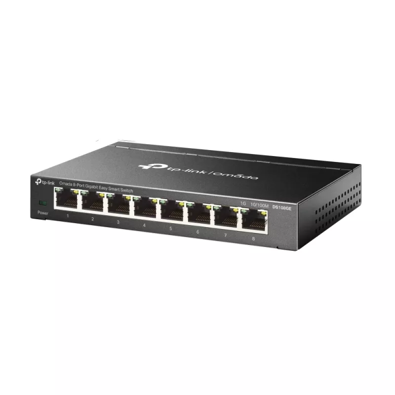 Switch de red TP-Link Omada DS108GE no gestionado Gigabit Ethernet (10/100/1000) negro