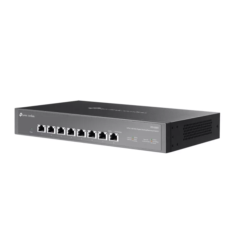 Switch de red TP-Link Omada DS1008X no gestionado 10G Ethernet (100/1000/10000) 1U negro