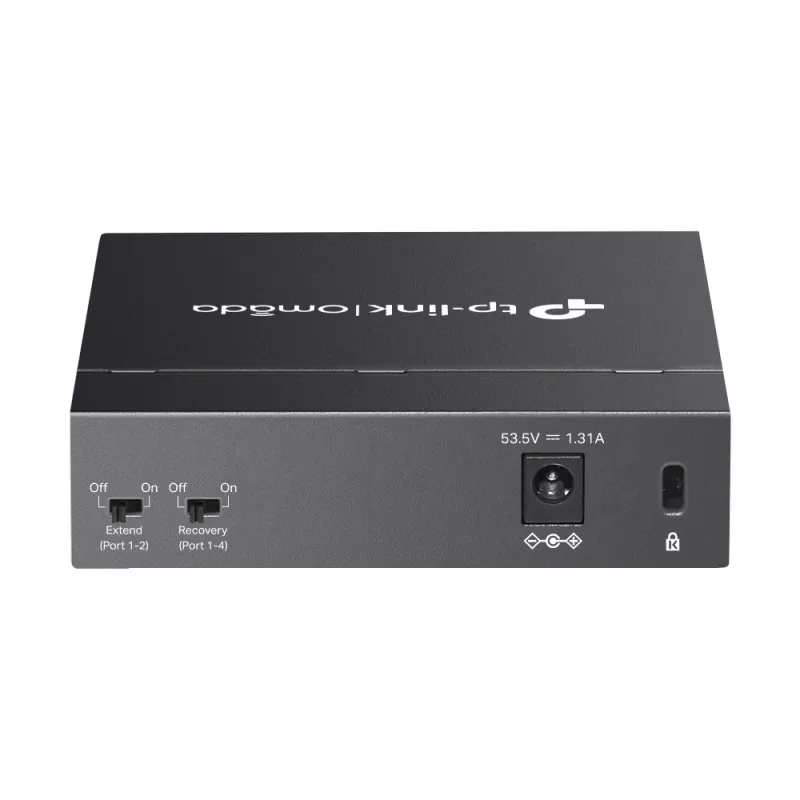 Switch de red TP-Link Omada DS105GP no gestionado Gigabit Ethernet (10/100/1000) Power over Ethernet (PoE) negro