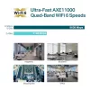 Punto de acceso TP-Link Omada AXE11000 de montaje en techo Quad-Band WiFi 6E