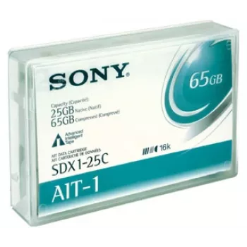 Sony SDX1-25C, cinta de datos sin grabar, 65 GB, 8 mm, 170 m, 7 µm, 79 g