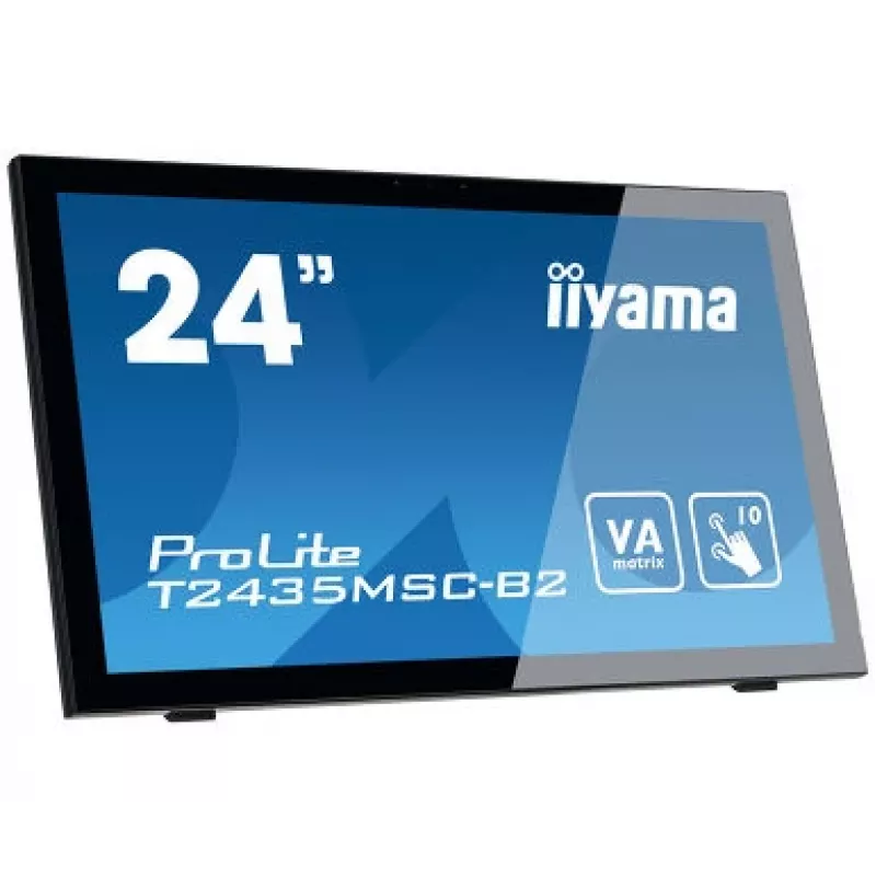 iiyama ProLite T2435MSC-B2 Monitor de ordenador 59,9 cm (23,6 inch) 1920 x 1080 píxeles Full HD LED Pantalla táctil Negro