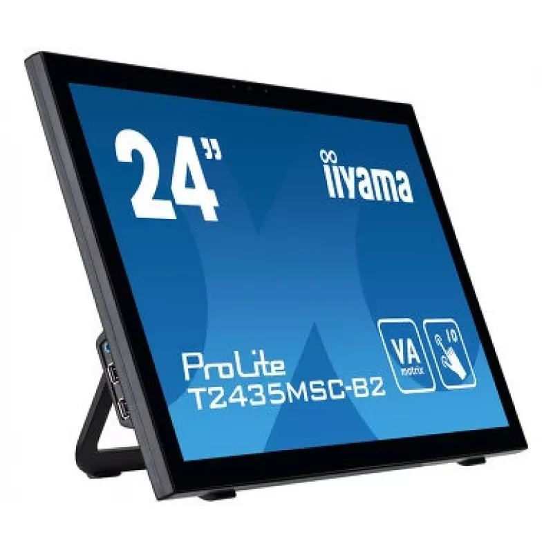 iiyama ProLite T2435MSC-B2 Monitor de ordenador 59,9 cm (23,6 inch) 1920 x 1080 píxeles Full HD LED Pantalla táctil Negro