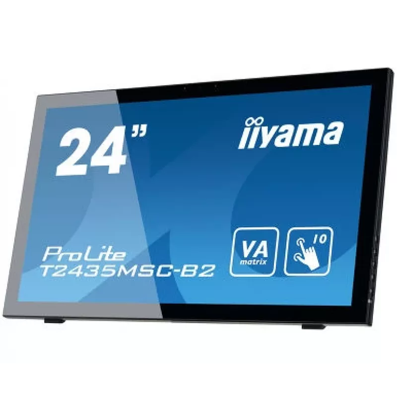 iiyama ProLite T2435MSC-B2 Monitor de ordenador 59,9 cm (23,6 inch) 1920 x 1080 píxeles Full HD LED Pantalla táctil Negro