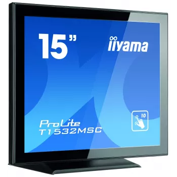 iiyama T1532MSC-B5AG Monitor POS 38,1 cm (15 inch) 1024 x 768 píxeles Pantalla táctil
