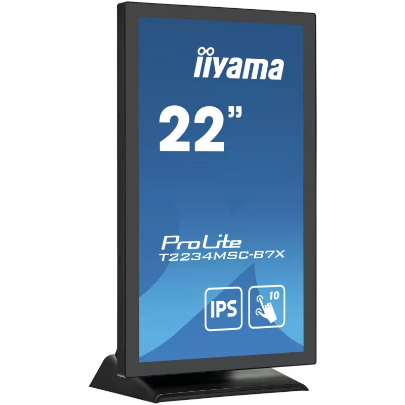 iiyama ProLite T2234MSC-B7X Monitor de ordenador 54,6 cm (21,5 inch) 1920 x 1080 píxeles Full HD Pantalla táctil Negro