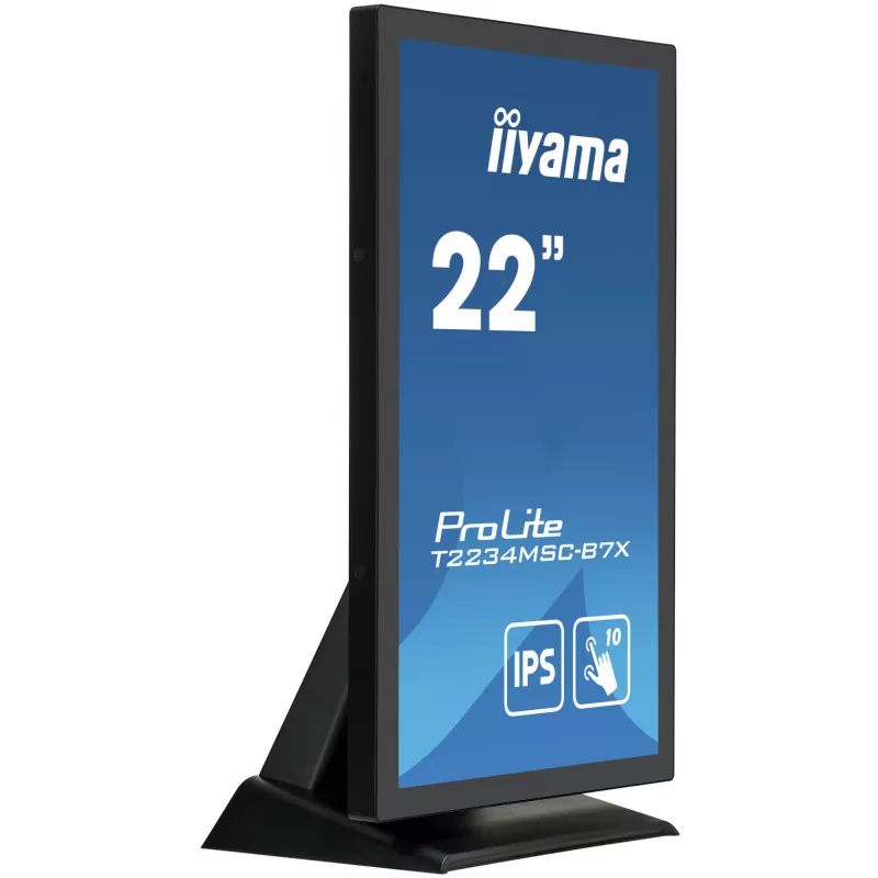 iiyama ProLite T2234MSC-B7X Monitor de ordenador 54,6 cm (21,5 inch) 1920 x 1080 píxeles Full HD Pantalla táctil Negro