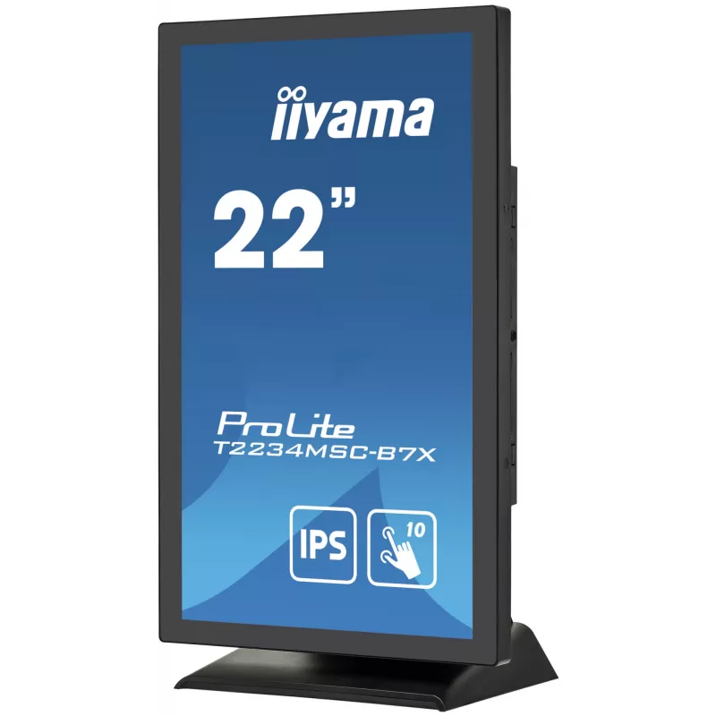 iiyama ProLite T2234MSC-B7X Monitor de ordenador 54,6 cm (21,5 inch) 1920 x 1080 píxeles Full HD Pantalla táctil Negro