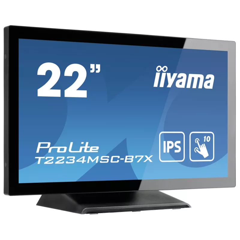 iiyama ProLite T2234MSC-B7X Monitor de ordenador 54,6 cm (21,5 inch) 1920 x 1080 píxeles Full HD Pantalla táctil Negro