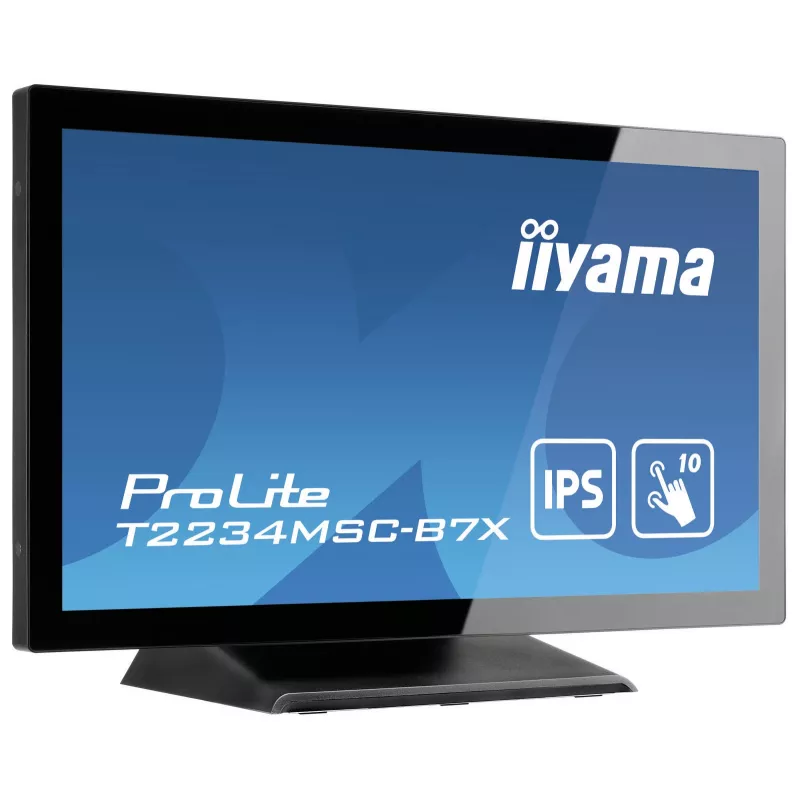 iiyama ProLite T2234MSC-B7X Monitor de ordenador 54,6 cm (21,5 inch) 1920 x 1080 píxeles Full HD Pantalla táctil Negro