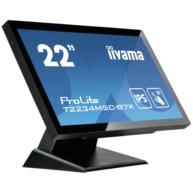 iiyama ProLite T2234MSC-B7X Monitor de ordenador 54,6 cm (21,5 inch) 1920 x 1080 píxeles Full HD Pantalla táctil Negro