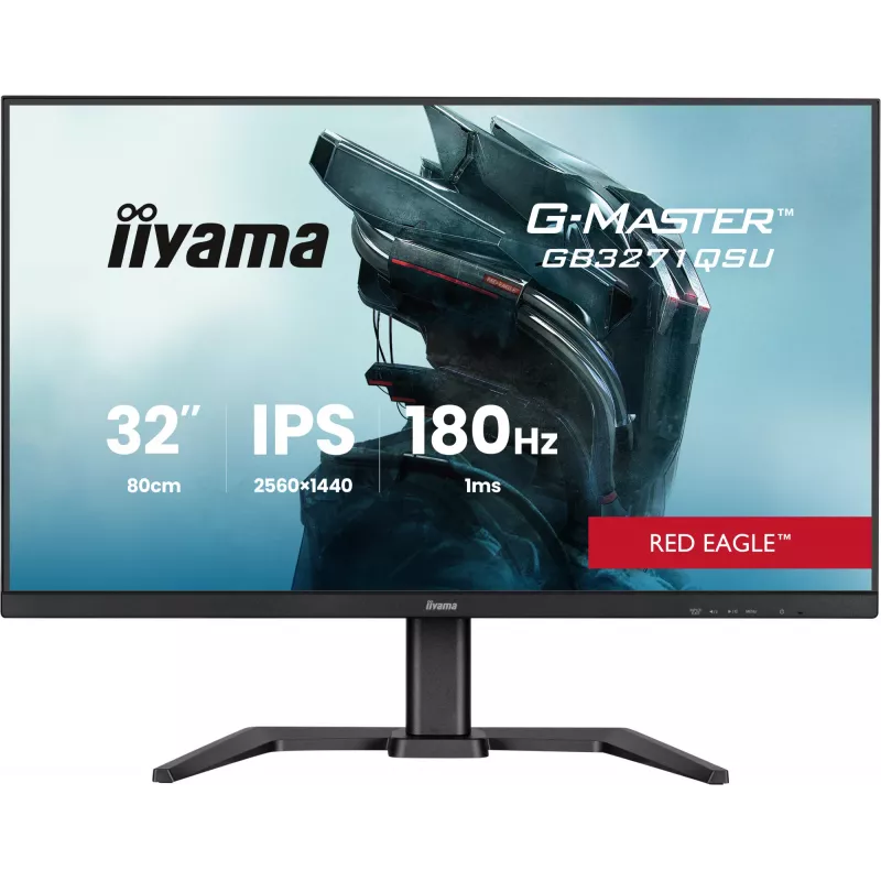 iiyama GB3271QSU-B2 Monitor de ordenador 80 cm (31,5 inch) 2560 x 1440 píxeles Quad HD LED Negro