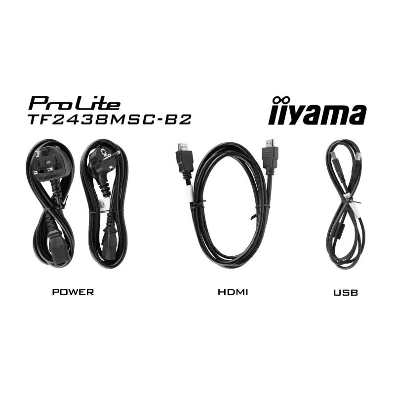 Monitor con pantalla táctil IIYAMA TF2438MSC-B2 — 24