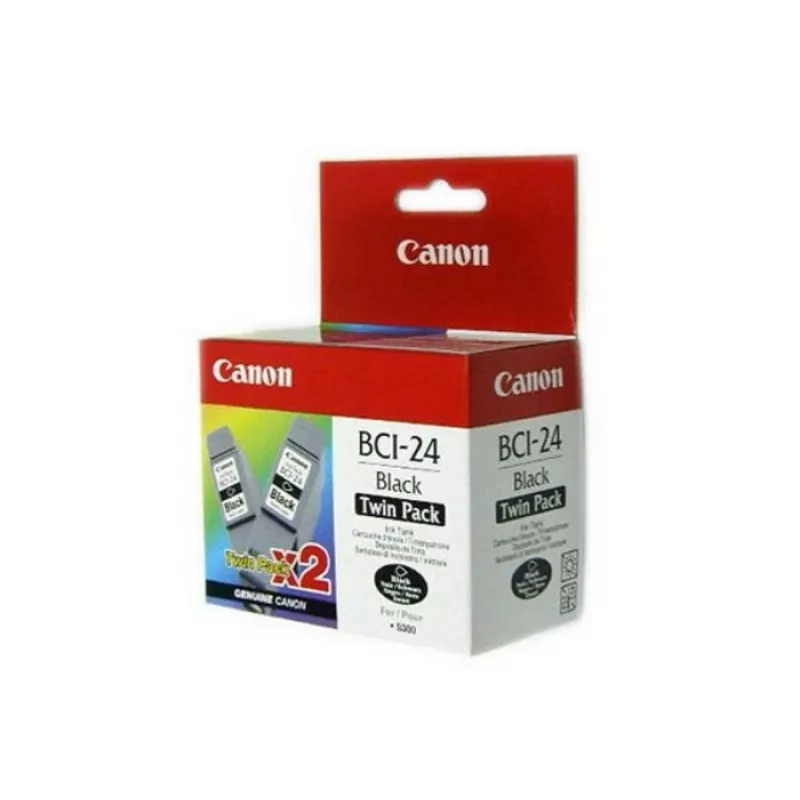 Canon BCI-24 Cartucho de tinta 2 uds. Original Negro