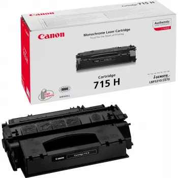 Tóner Canon 715H Original Negro – 7000 páginas, impresión láser compatible con Canon