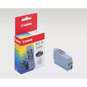 Canon BCI-21 Cartucho de tinta Original Cian, Magenta, Amarillo