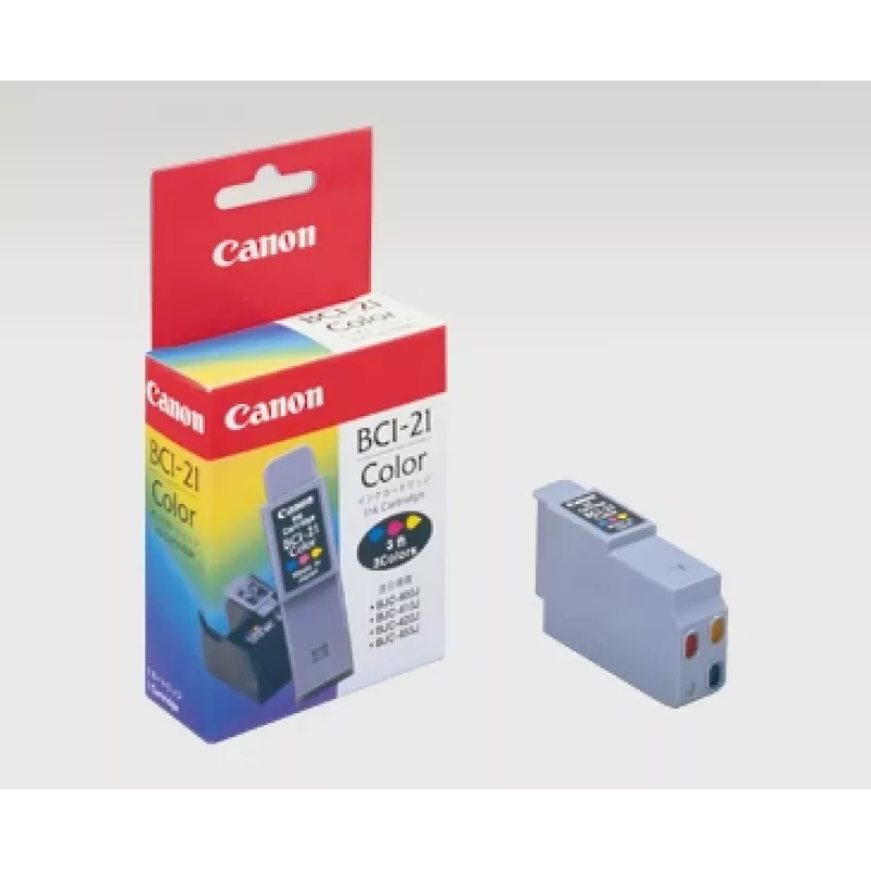 Canon BCI-21 Cartucho de tinta Original Cian, Magenta, Amarillo