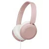 Auriculares on-ear con cable JVC Powerful Sound Rosa, Con cable, 10 - 26000 Hz, Llamadas/Música, 140 g, Auriculares con micrófono, Rosa
