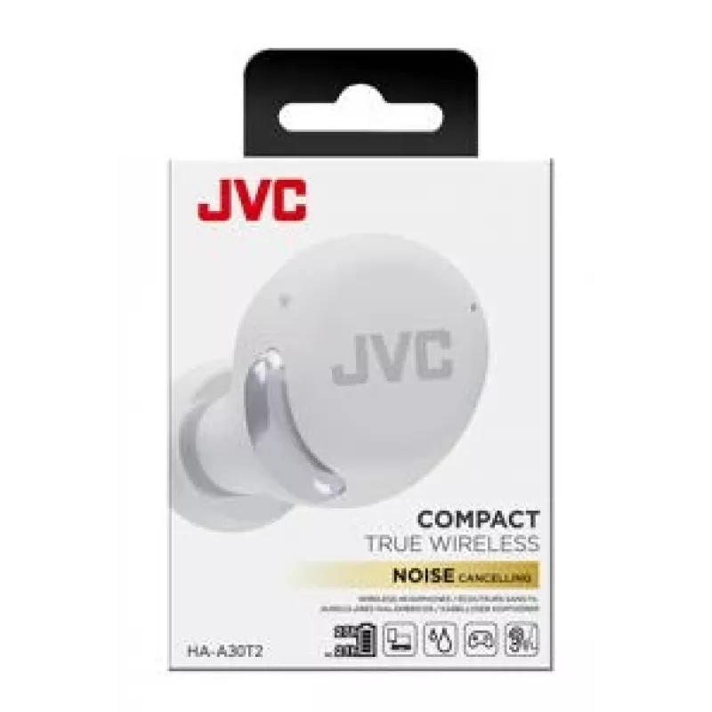 Auriculares/auriculares con micrófono JVC HA-A30T2-W-U True Wireless Stereo (TWS) In-ear Llamadas/Música USB Type-C Bluetooth Blanco