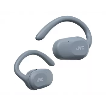 Auriculares con micrófono JVC HA-NP40T True Wireless Stereo (TWS) In-ear con gancho para la oreja Bluetooth, 20–20000 Hz, 10 m, Gris