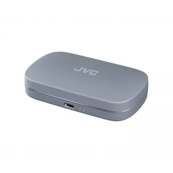 Auriculares con micrófono JVC HA-NP40T True Wireless Stereo (TWS) In-ear con gancho para la oreja Bluetooth, 20–20000 Hz, 10 m, Gris