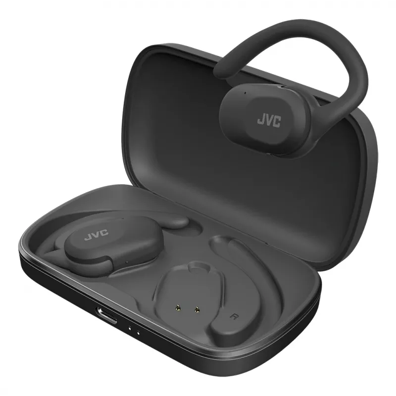 Auriculares con micrófono JVC HA-NP40T True Wireless Stereo TWS Gancho para la oreja Bluetooth Negro, 20–20000 Hz, 10 m