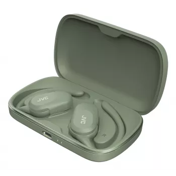 Auriculares con micrófono JVC HA-NP40T True Wireless Stereo (TWS) Gancho para la oreja Llamadas/Música Bluetooth Verde