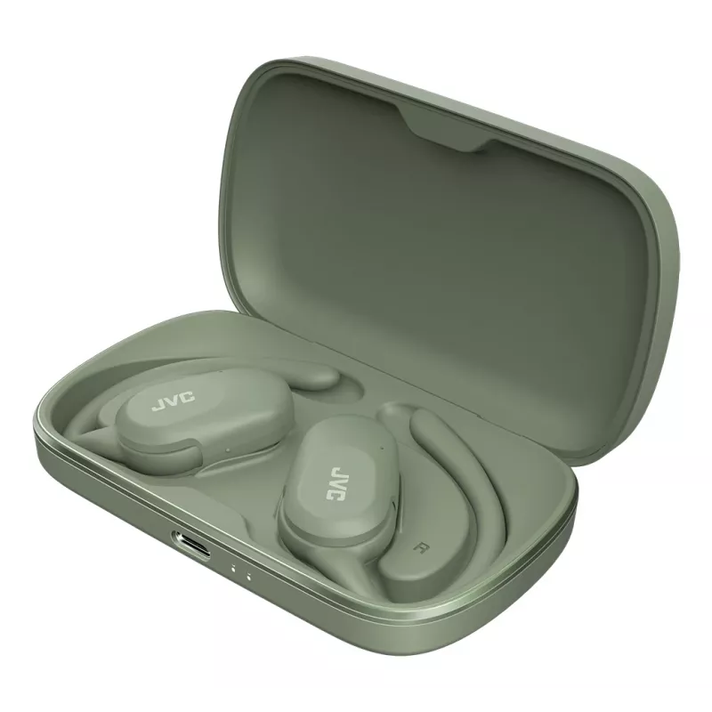 Auriculares con micrófono JVC HA-NP40T True Wireless Stereo (TWS) Gancho para la oreja Llamadas/Música Bluetooth Verde