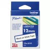 Cinta de etiquetas Brother TZE231S negro sobre blanco TZe