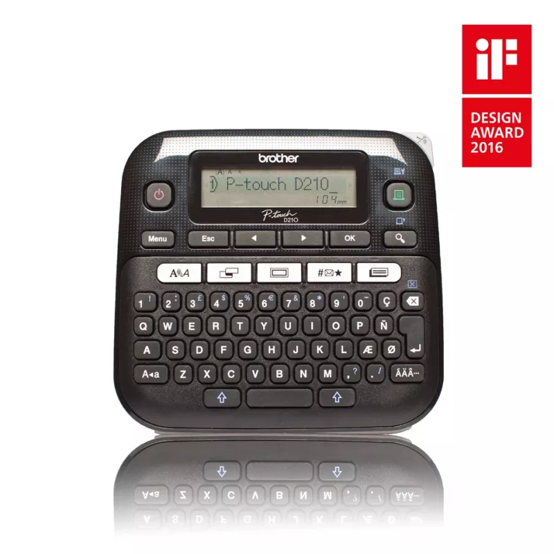 Impresora de etiquetas Brother PT-D210 transferencia térmica 180 x 180 DPI 20 mm/s QWERTY