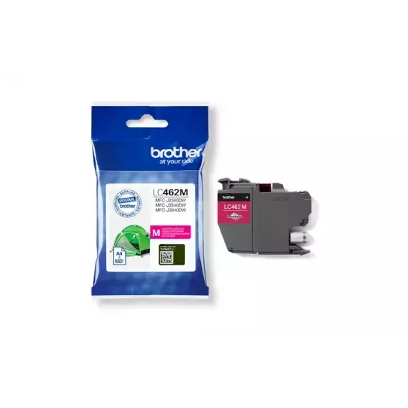 Cartucho de tinta Brother LC462M 1 ud. original rendimiento estándar magenta
