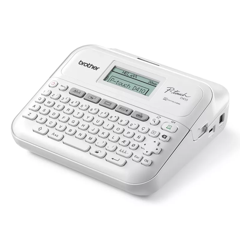 Impresora de etiquetas Brother PT-D410 transferencia térmica 180 x 180 DPI 20 mm/s con cable TZe QWERTY